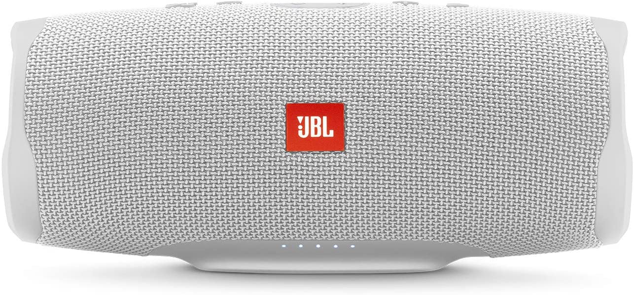 JBL Charge 4 Portable Waterproof Wireless Bluetooth Speaker - White