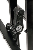 Quik Lok X-Style Double Brace Single-Tier Heavy Duty Keyboard Stand