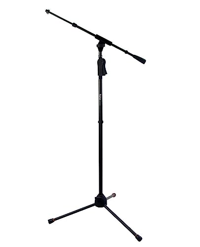 Gator Frameworks GFW-MIC-2120 Deluxe Tripod Microphone Stand with Telescoping Boom and One-Handed Height Adjustment