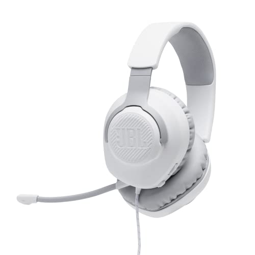 JBL Quantum 100 Wired Over-Ear Gaming Headset - White