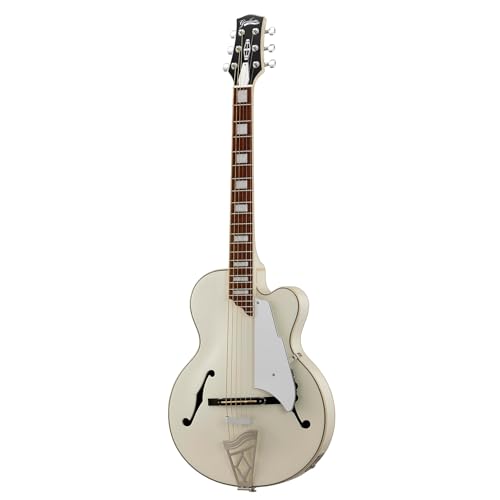 VOX VGA5TPSPW Giulietta VGA-5TPS Electric / Acoustic Guitar, Pearl White