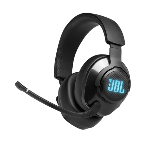 JBL Quantum 400 USB Wired Over-Ear Gaming Headset (Black)