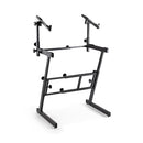 On-Stage Folding-Z Keyboard Stand With Second Tier
