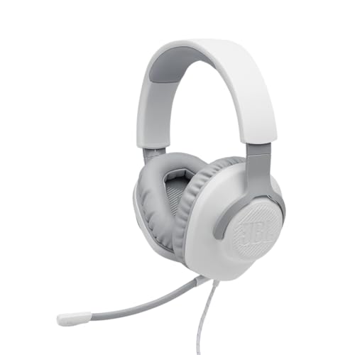 JBL Quantum 100 Wired Over-Ear Gaming Headset - White