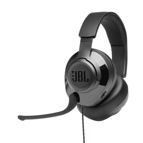 JBL Quantum 200 Wired Over-Ear Gaming Headset - Black