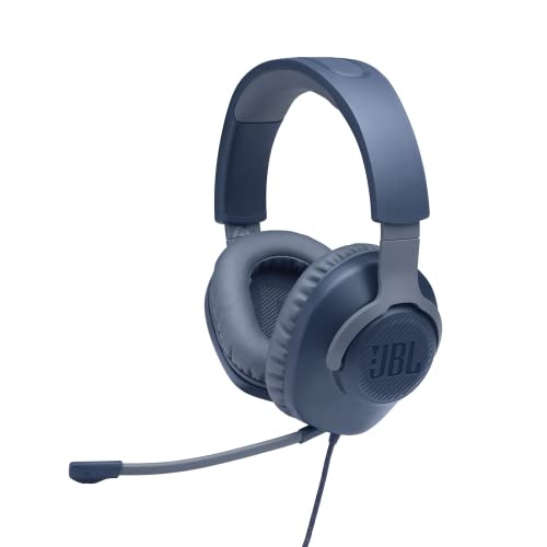 JBL Quantum 100 Wired Over-Ear Gaming Headset - Blue