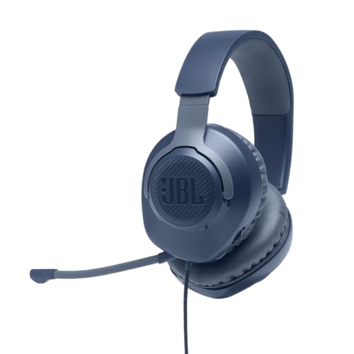 JBL Quantum 100 Wired Over-Ear Gaming Headset - Blue