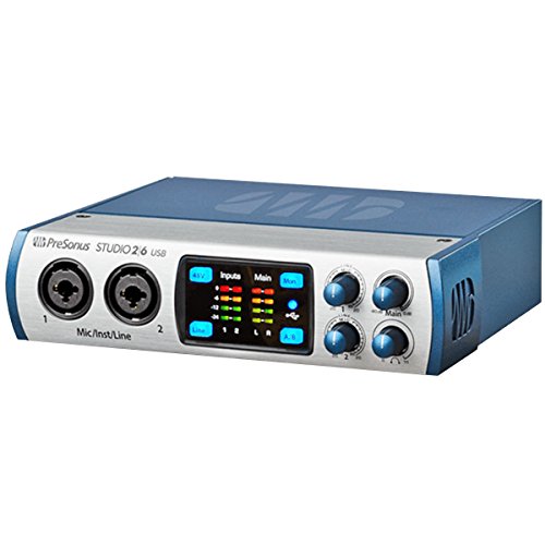 Presonus Audio Interface 2 Mic Pres - 4 Line Outs Studio 26