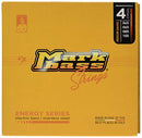 DV Mark Energy Series - Electric Bass Strings Set of 4,  Medium Gauge (45-105) - Stainless Steel Bass Guitar Strings, Long Scale