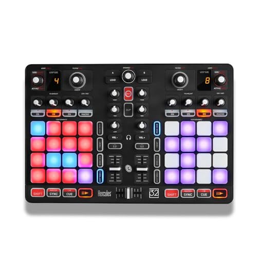 Hercules P32 DJ Controller with Sound Card