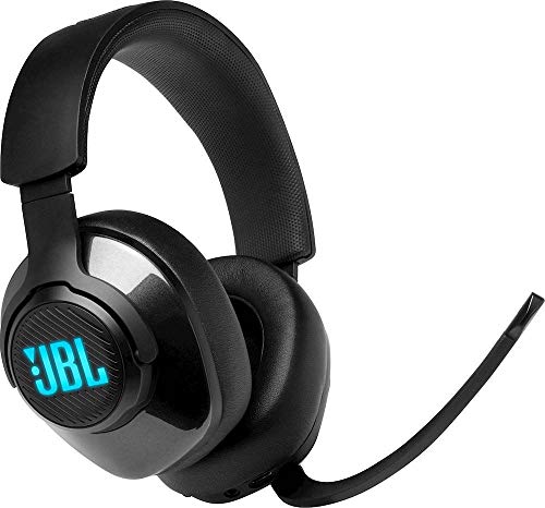 JBL Quantum 400 USB Wired Over-Ear Gaming Headset (Black)