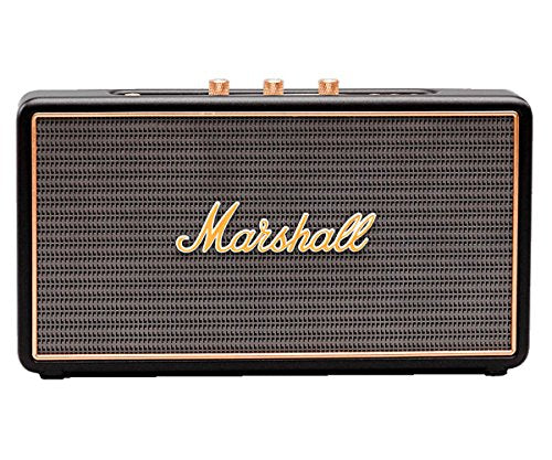 Marshall Stockwell Portable Bluetooth Speaker Black with Case