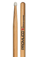 Promuco Percussion American Hickory Drumsticks - 7A, Wood Tip