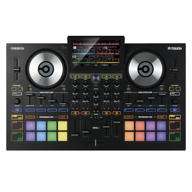 Reloop TOUCH Performance DJ Controller 7" Full Colour Touchscreen