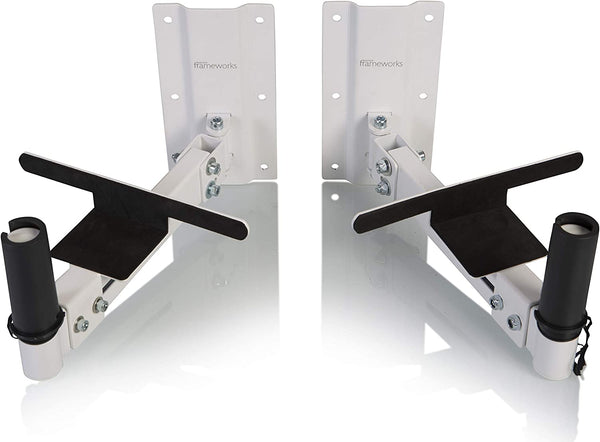 Gator Frameworks GFW-SPK-WM100W PAIR Wall Mount Speaker Stand White