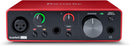Focusrite Scarlett-solo-3rd-Gen 2-in / 2-out USB Audio Interface
