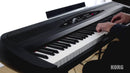 Korg SP280-BK 88-key Digital Piano with 30 Instrument Sounds, Natural Weighted Hammer Action