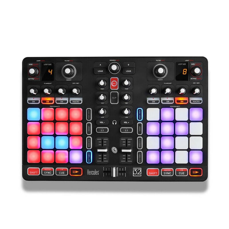 Hercules P32 DJ Controller with Sound Card