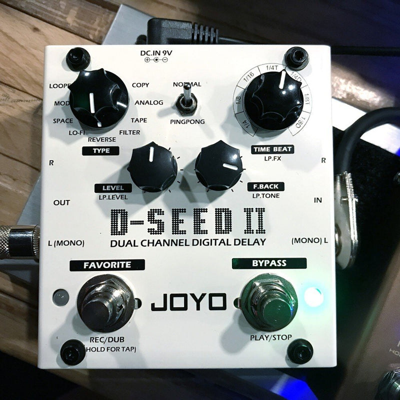 Joyo Technologies D-SEED-II Dual-Channel Delay Effect Pedal