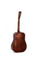 Sigma Guitars DM-15E-AGED Aged Dreadnought Acoustic / Electric Guitar, Distressed Satin