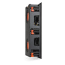 JBL - Studio 6 Dual-8" 2-Way In-Wall Speaker - Black