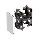JBL - Studio 6 Dual-8" 2-Way In-Wall Speaker - Black