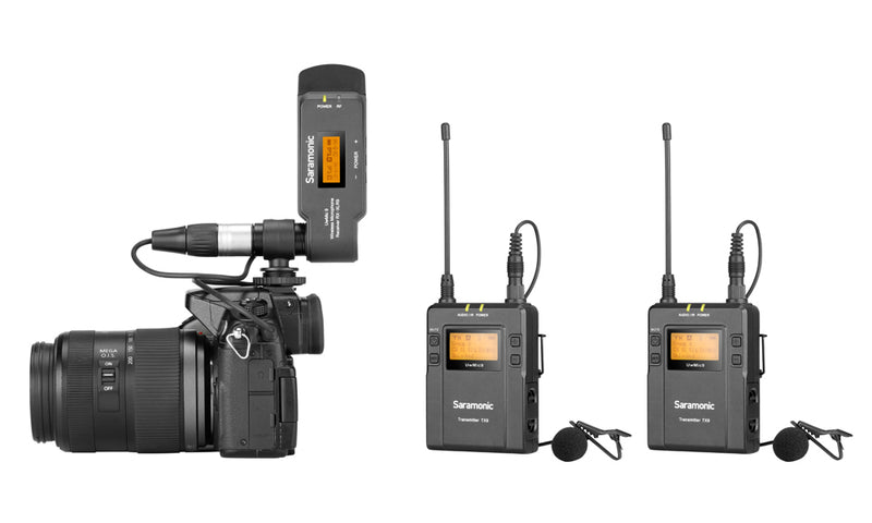 Saramonic UWMIC9-KIT8 UHF Wireless Lavalier Microphone System (Kit 8)