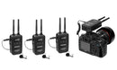 Saramonic VMICLINK5-3TX-PLUS-RX Camera-Mount Digital Wireless Microphone System 3 Bodypack Transmitters and Lavalier Mics (5.8 GHz)