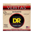 Veritas Acoustic Guitar Strings, Custom Light (11-50)