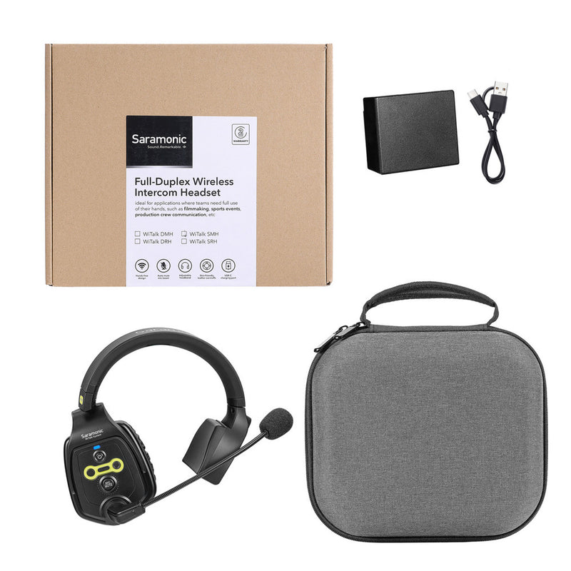 Saramonic WiTalk-SMH Full-Duplex Wireless Intercom Single-Ear Master Headset (1.9 GHz)