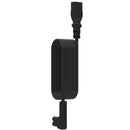 FLEXSON Right-Angle Extension Cable for SONOS ONE, PLAY:1 & IKEA SYMFONISK (Black, 9.84')