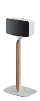 FLEXSON Premium Floor Stand For SONOS PLAY:5 (Each, White Oak)