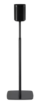 FLEXSON Adjustable Floor Stands For SONOS ONE And PLAY:1 - (Pair, Black)
