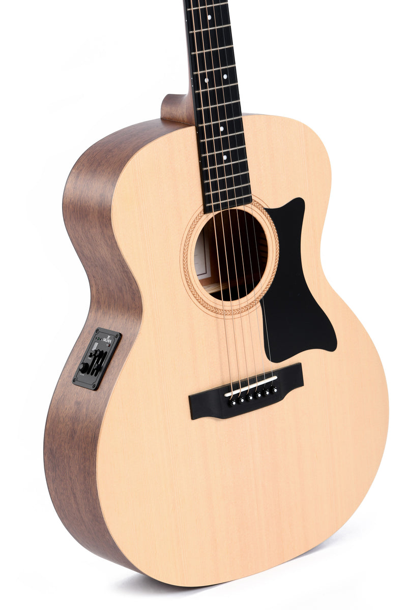 Sigma Guitars GME+ Grand Auditorium Acoustic-Electric Guitar, Natural