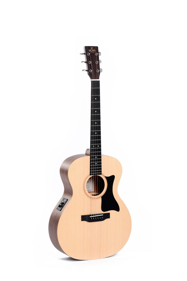 Sigma Guitars GME+ Grand Auditorium Acoustic-Electric Guitar, Natural