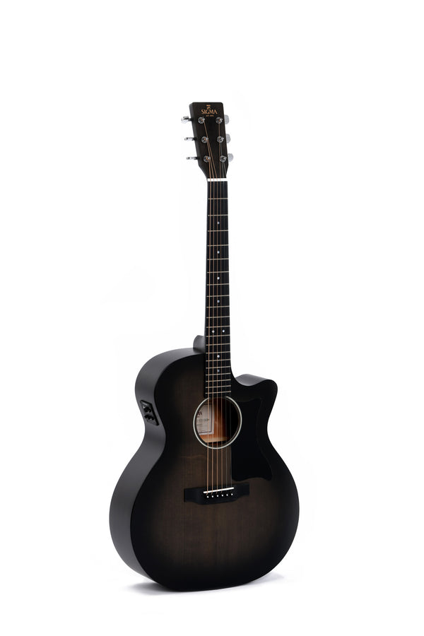 Sigma Guitars GMC-STE-BKB+ Electric Acoustic Guitar, Blackburst