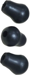 Embout à bulle flottant en caoutchouc pour pieds de 12,7 mm, lot de 3