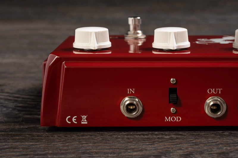 Warm Audio Centavo Professional Overdrive Pedal - Centavo Tribute Red