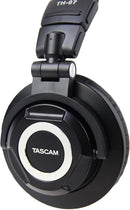 Tascam TH-07 High Definition Studio Monitor Headphones, Black