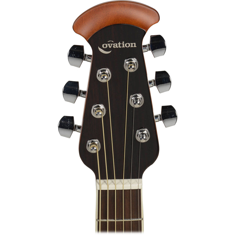 Ovation CS24P-TBBY Acoustic-Electric Guitar Trans, Black Flame Maple